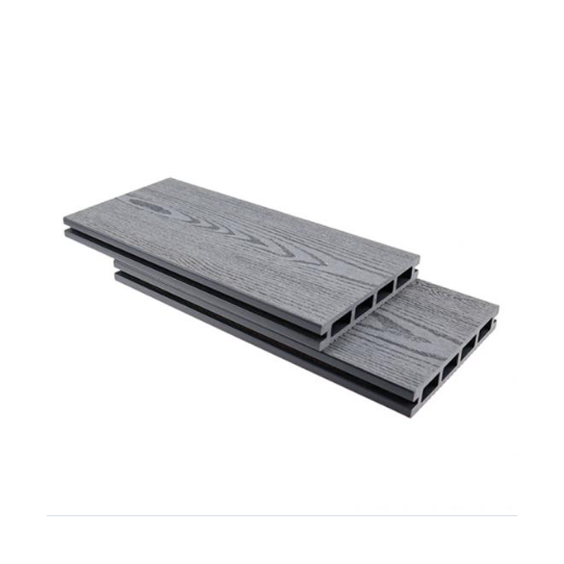 SRL-DEK 146*23mm Pannelli per terrazza compositi cavi con finitura in venatura del legno grigio
